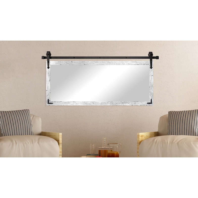 Laurel Foundry Modern Farmhouse Abraham Beveled Horizontal Barn